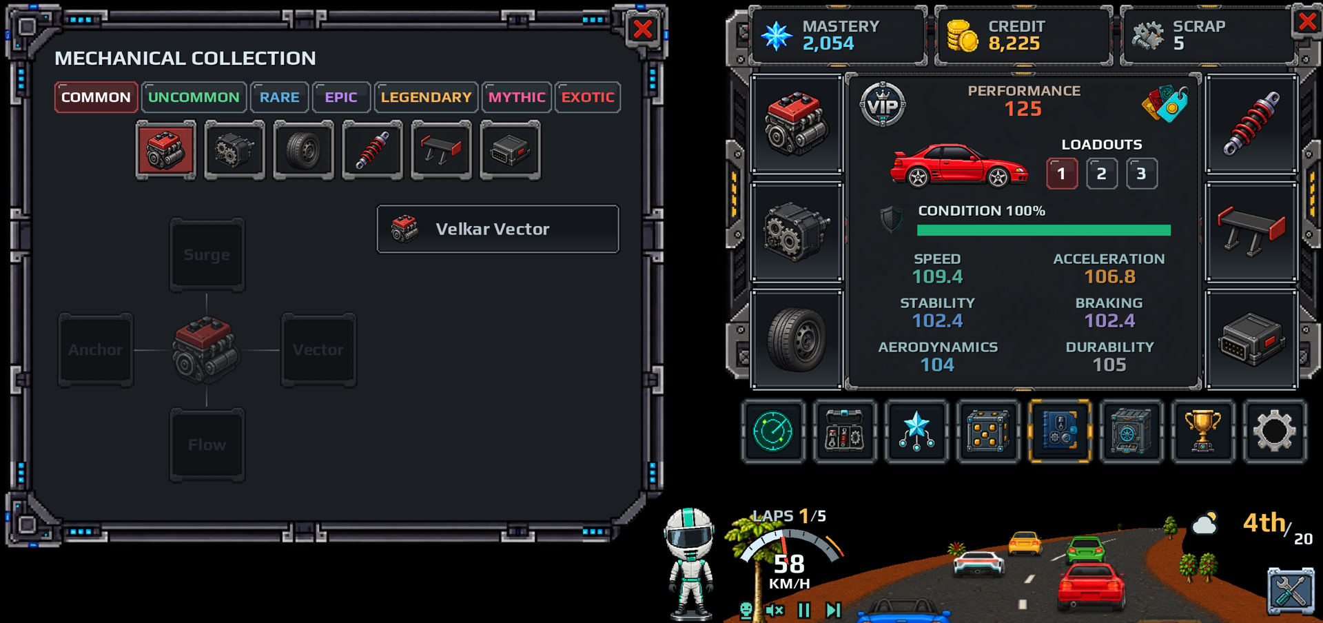 Mechanical Collection with archetype slots