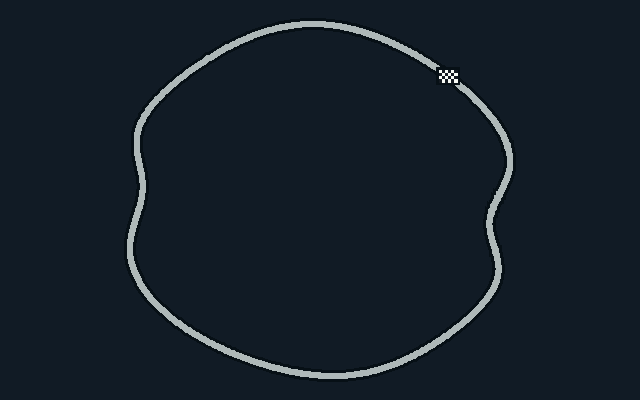 Track: Algeria. Start/finish marker