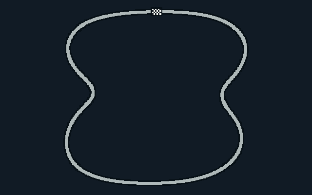 Track: Argentina. Start/finish marker