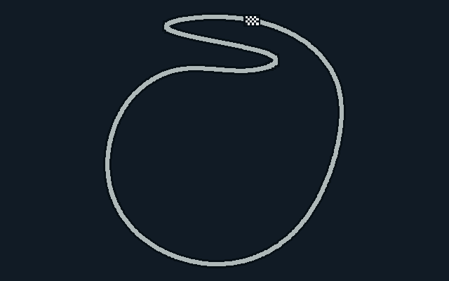 Track: Australia. Start/finish marker
