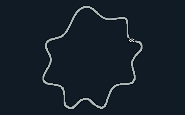 Track: Canada. Start/finish marker
