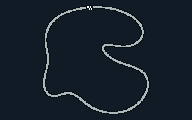Track: Chile. Start/finish marker