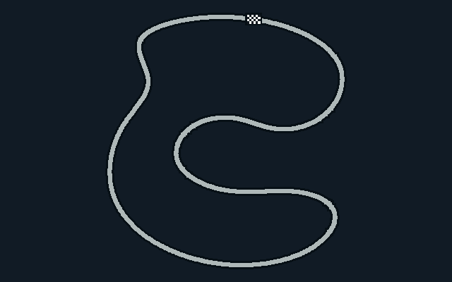 Track: China. Start/finish marker