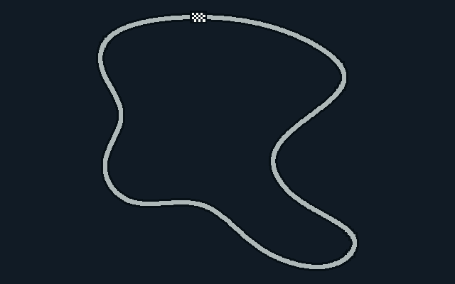 Track: Italy. Start/finish marker