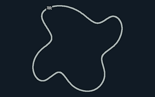 Track: Japan. Start/finish marker