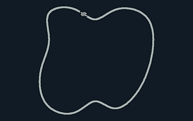 Track: Poland. Start/finish marker