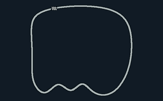 Track: Russia. Start/finish marker