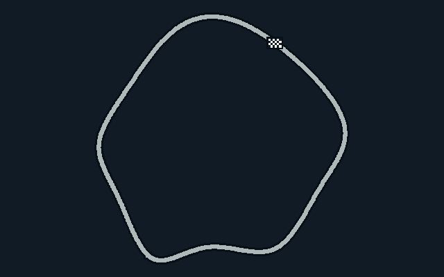 Track: South Africa. Start/finish marker