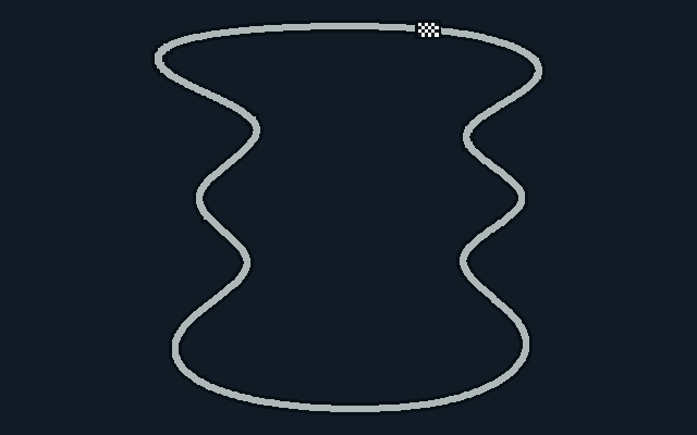 Track: South Korea. Start/finish marker