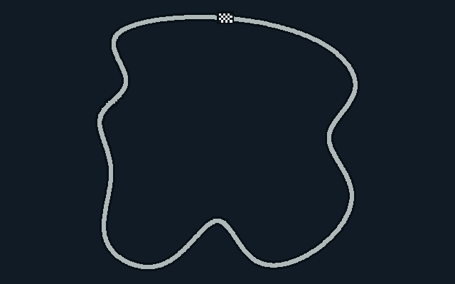 Track: Thailand. Start/finish marker