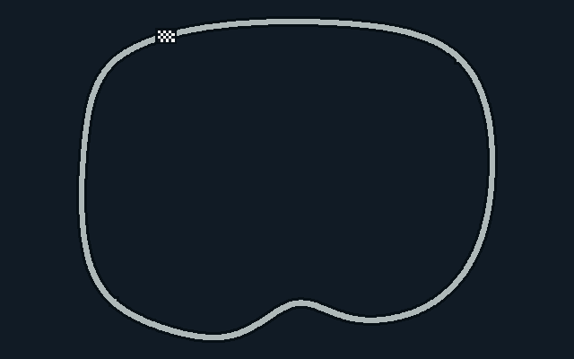 Track: United States. Start/finish marker